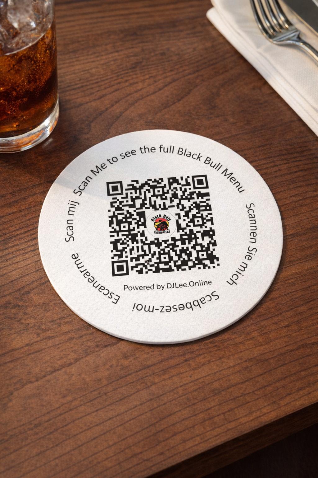 Coasters Front & Back Round - Custom made Beer Mat / Coasters